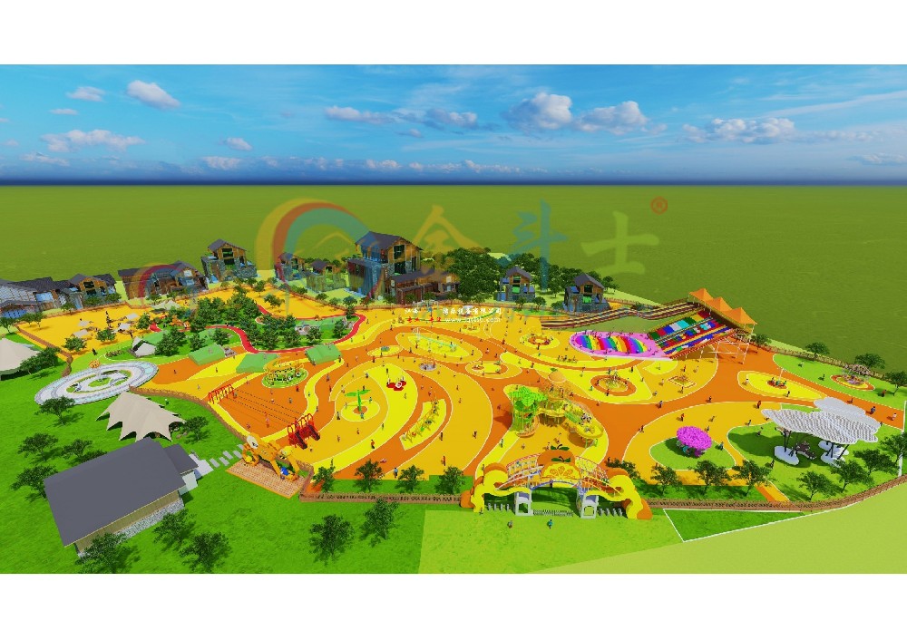 橘子主题乐园效果图案例